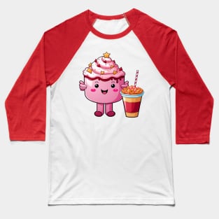 kawaii Ice cream  T-Shirt cute Candy food gilrl Baseball T-Shirt